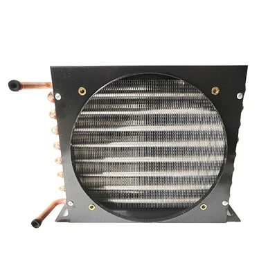 24 Kopparrör Aluminiumflänskondensor