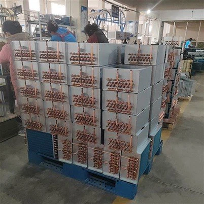 Lufthanterare Ytkylare Byte av aluminiumfläns Kopparrörskondensor